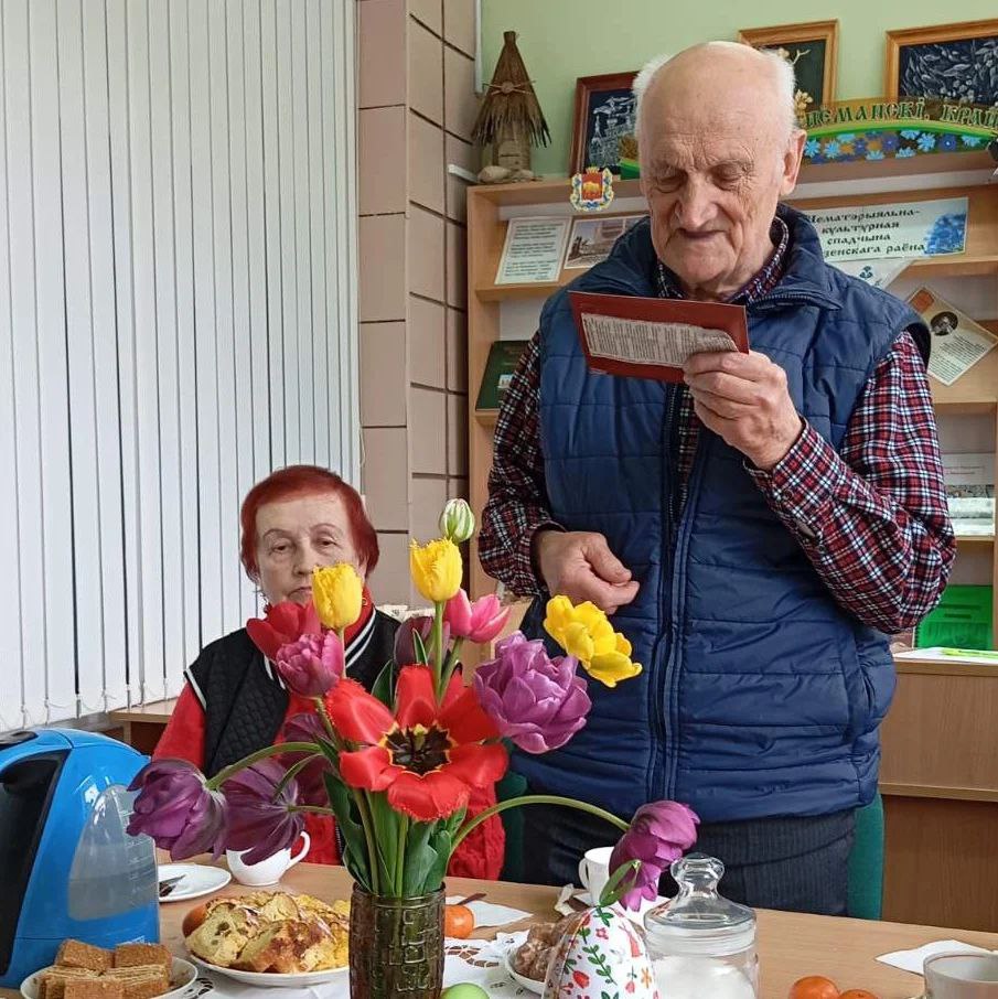 21.04.2024 В Сопоцкинской горпоселковой библиотеке прошли фольклорные  посиделки “Был пост, будет и праздник” в рамках заседания клуба  “Вдохновение”.