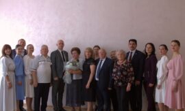 В Год белорусской женщины свой 80-летний юбилей отметила ветеран труда, заслуженный работник ПК имени В.И. КРЕМКО, жена героя Беларуси — Валентина Ивановна Кремко!